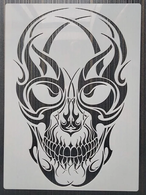 10pcs/set Cool Rock And Roll Heavy Metal Music Skull Graffiti Stencil Diy  Art Craft Drawing Walls Decoration Painting Template - Stencils - AliExpress