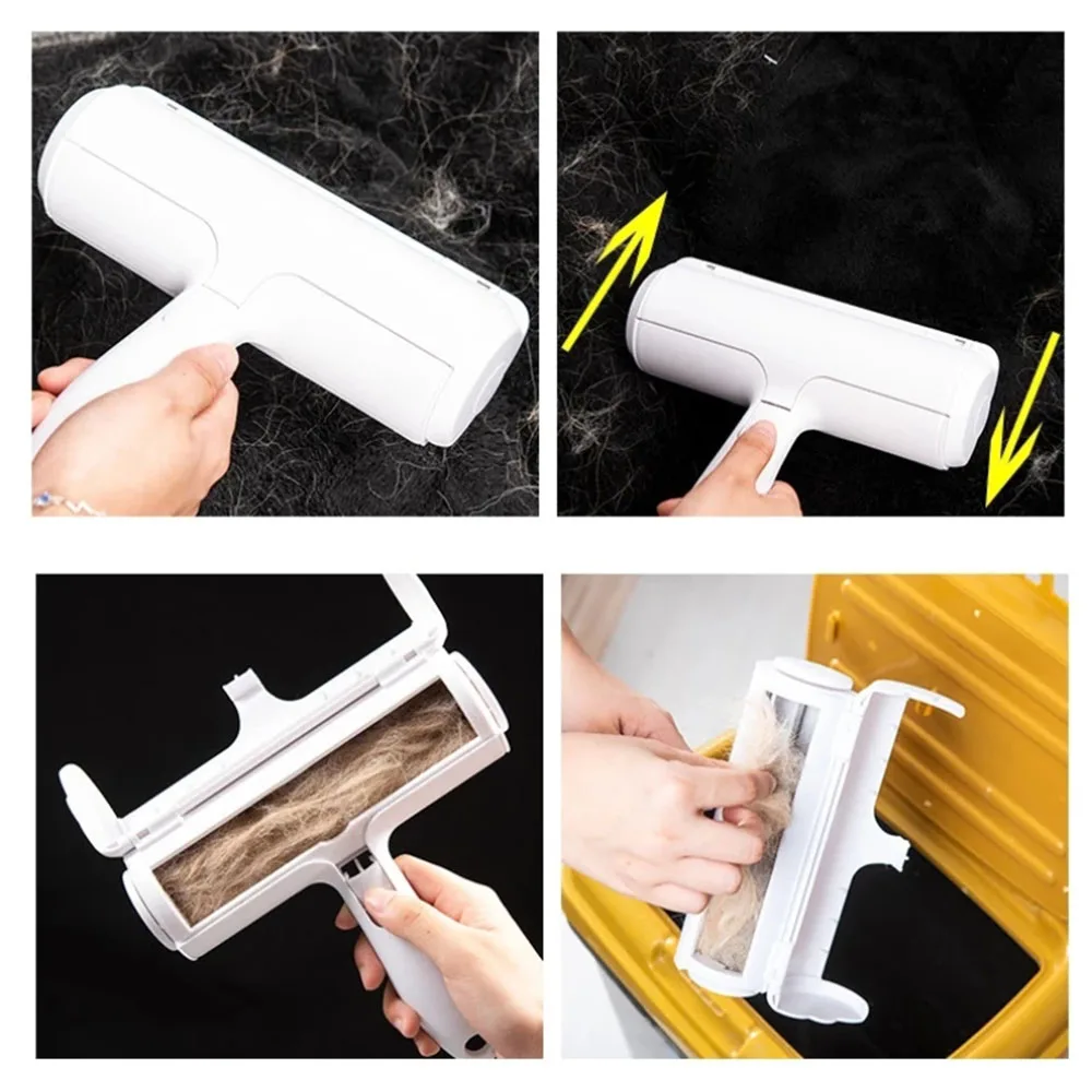 Rouleau Anti-peluches Réutilisable Et Lavable - 2 Pièces - Idéal Pour Poils D'animaux, Vêtements, Canapés Et Tapis