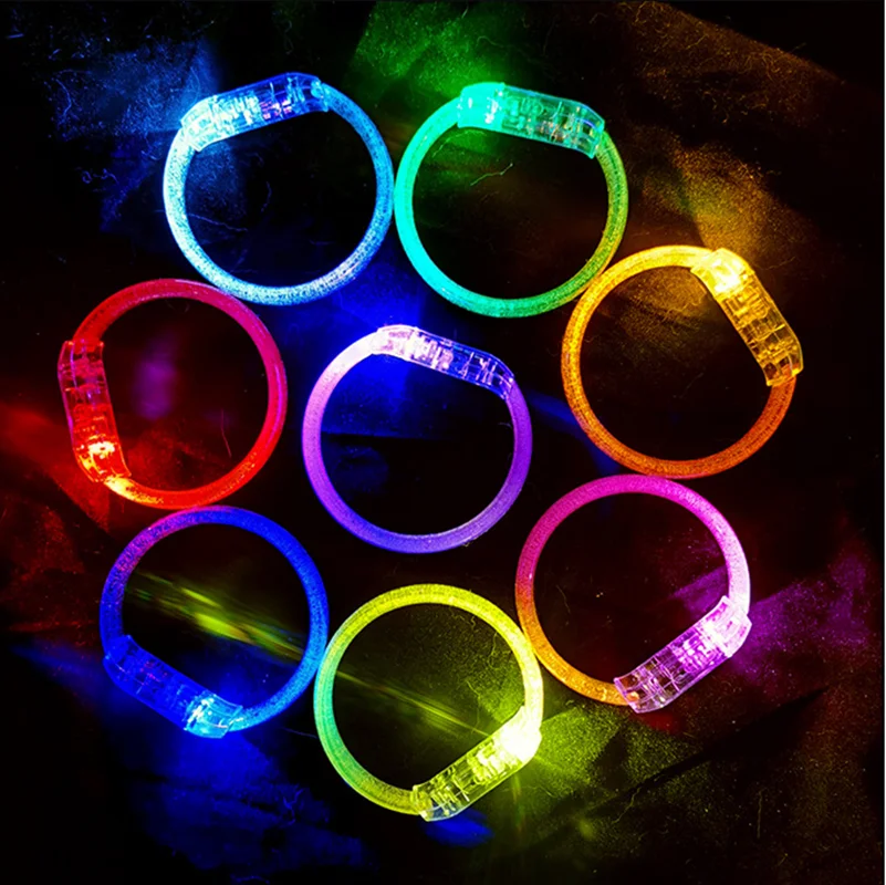Bracelet fluorescent glowstick paquet de 8 assortis