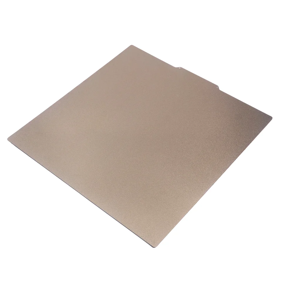 Flexibele Verenstaal Magnetische PEI-plaat voor CR10 3D-printer, Dubbelzijdig Gestructureerd Oppervlak, Eenvoudige Printverwijdering met 470x470MM-formaat Flexibele Verenstaal Magnetische PEI-plaat voor CR10 3D-printer, Dubbelzijdig Gestructureerd Oppervlak, Eenvoudige Printverwijdering met 470x470MM-formaat