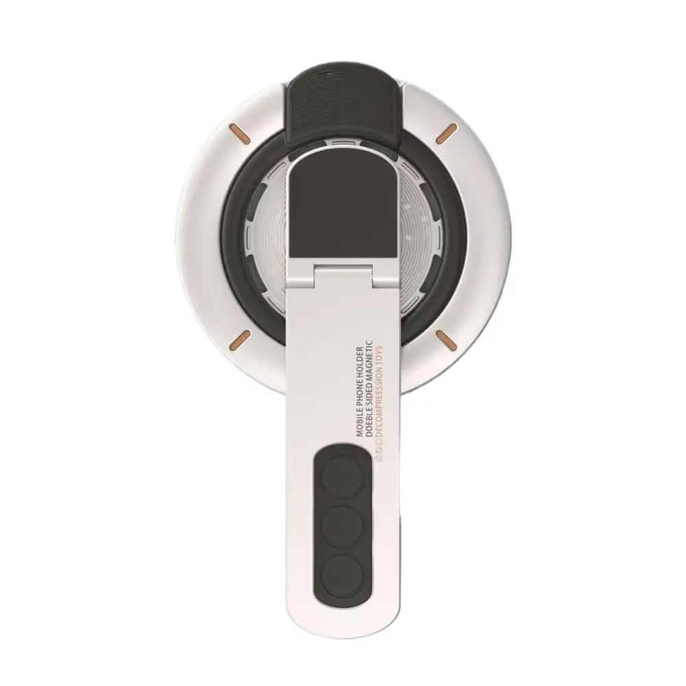 Mechaniczny uchwyt na telefon z pierścieniem magnetycznym i dźwiękiem kliknięcia, dwustronny magnetyczny uchwyt obrotowy 360° do etui Magsafe