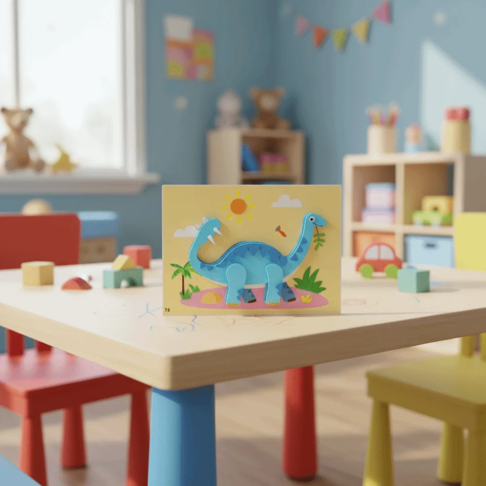 Children Toys Cartoon EVA Foam Sticker 3D Reusable Montessori Educational Toys Safe Material Funny Kindergarten Toys Boys Girls