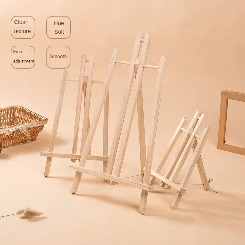 Painting Easel Shelf Classroom Students Artist Exhibition Art Craft Wooden Display Stand Holder DIY Arts Photo Cards Displaying sketch easel wooden easel wood table easel
