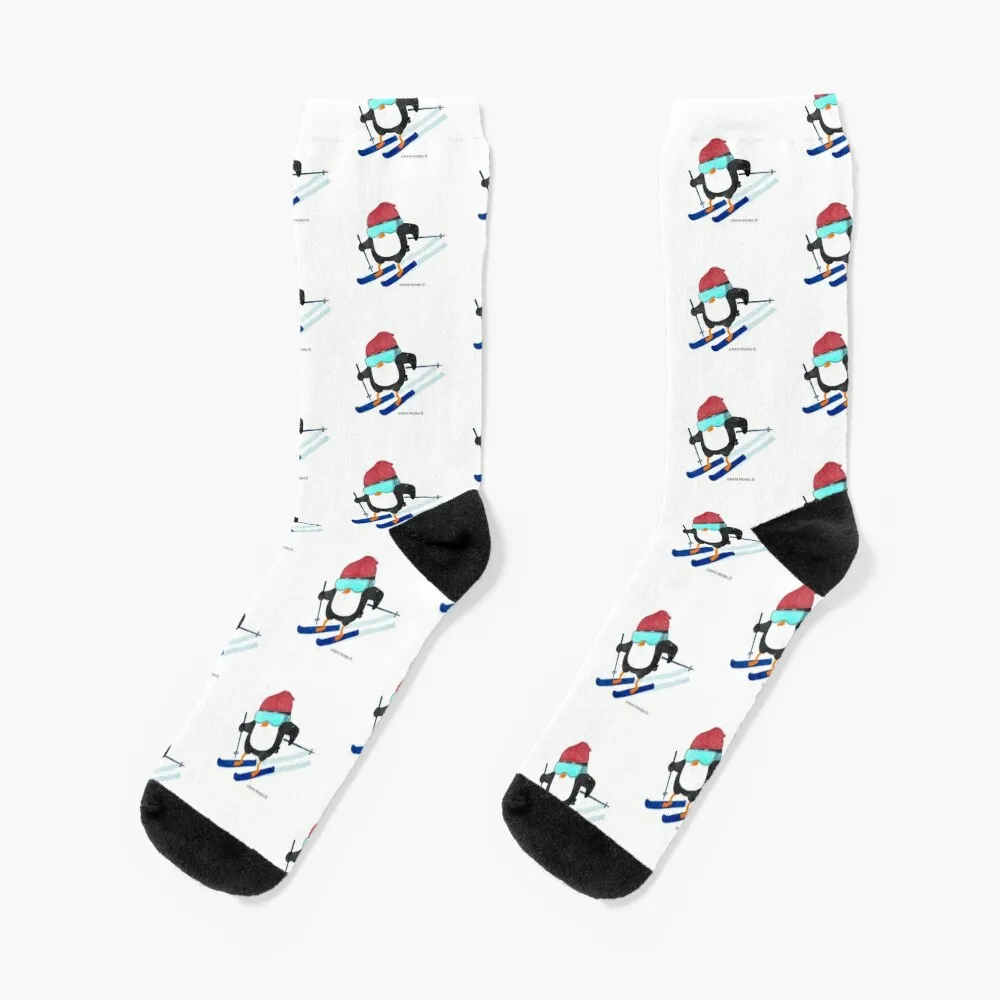 Skiing Penguin Socks sports stockings Toe sports soccer anti-slip Socks Men Women's