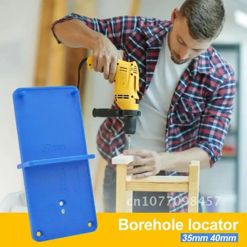 

Woodworking Tool 35mm 40mm Punch Hinge Hole Drilling Guide Locator Hole Opener Drill Bit Hole Tools Door Cabinets Woodworking