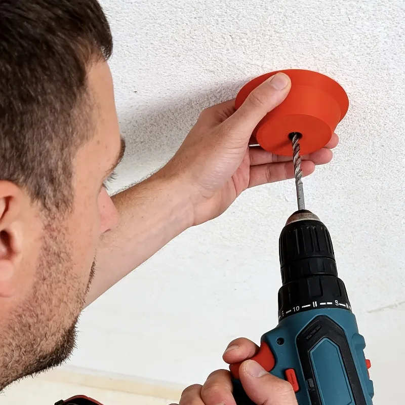 Nuovo Estrattore di Polvere per Foratura a Soffitto, Foratura a Parete, Raccolta e Conservazione della Polvere, Strumento Ausiliario per la Zona del Trapano per Ristrutturazioni Fai-da-te - immagine 4