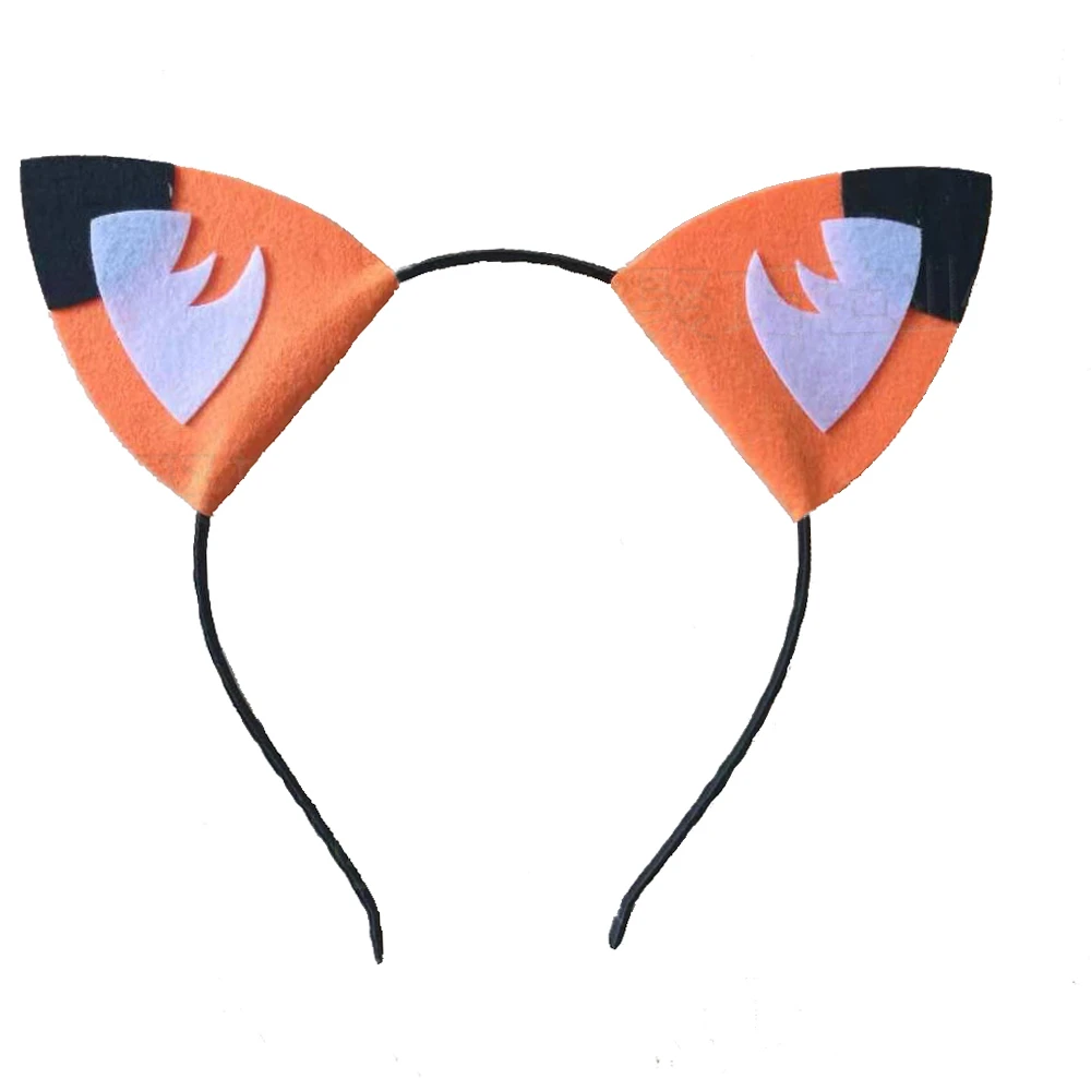 Orange Fox Costumes for Baby Girls Animal Halloween Dresses with Ears Hair Bow Kids Birthday Party Outfit Children Fancy Clothes