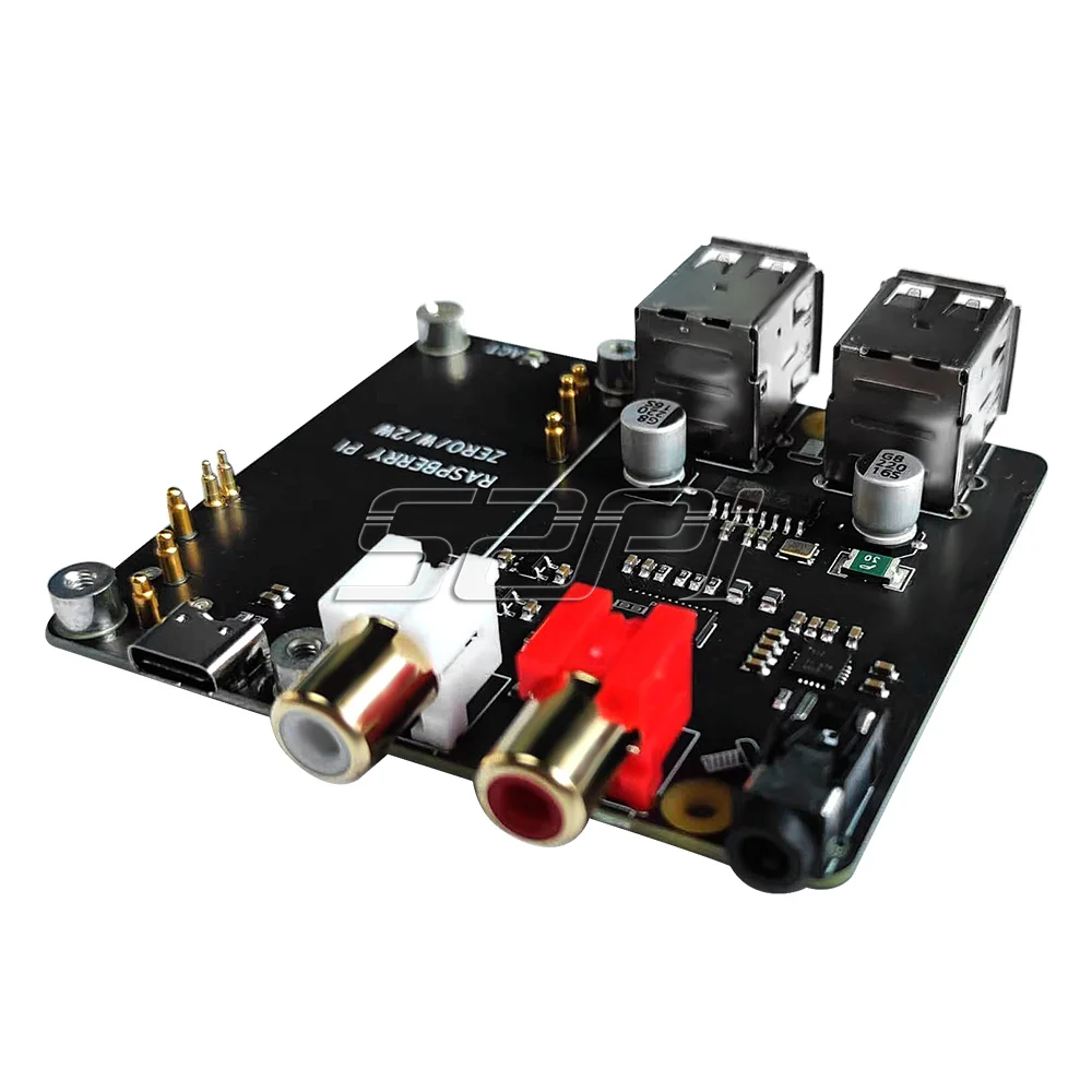 Fidelidade Chapéu Dac Cartão de Áudio & Hub Usb para Raspberry pi Zero 2w Zero w 52pi X302 Alta - Imagem 3