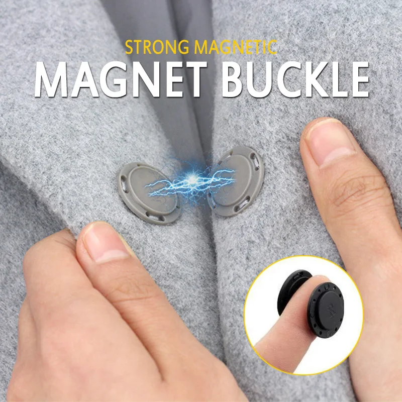 A pair Invisible Magnet Button for Sewing Supplies Jacket Cardigan Concealed Buckle Handwork Clothing Decoration Craft Supplies
