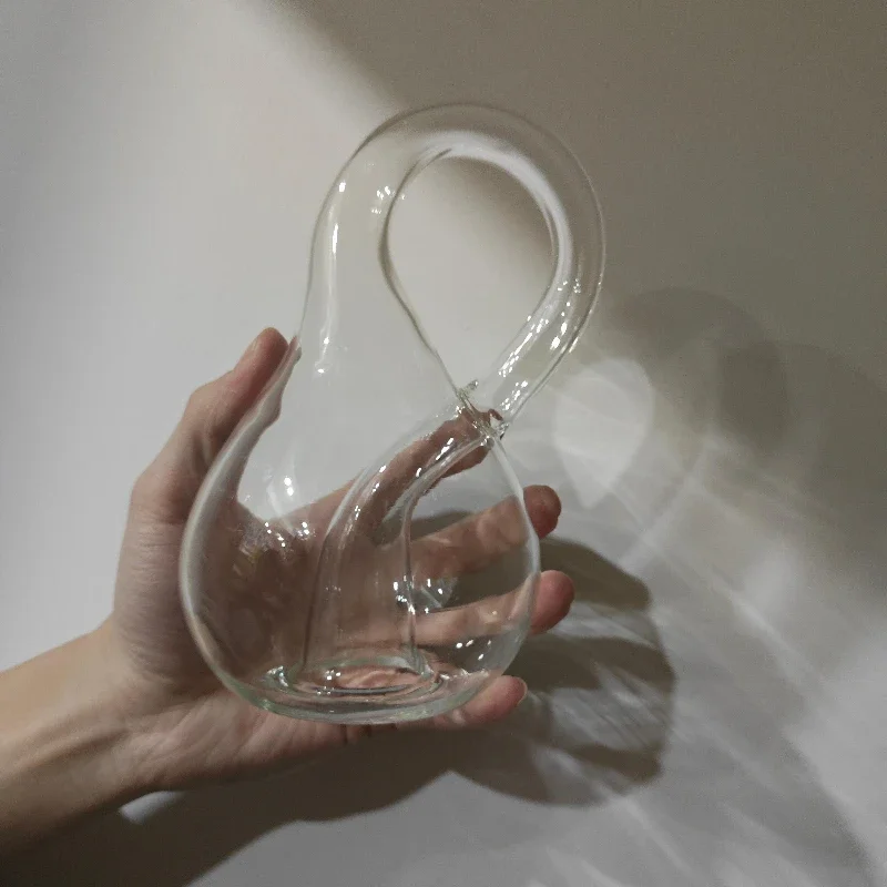 Glass Bottles Klein Bottles Thickened Ornaments Four-dimensional Space Decorative Glass Bottle Gifts Transparent Glass Home Decoration