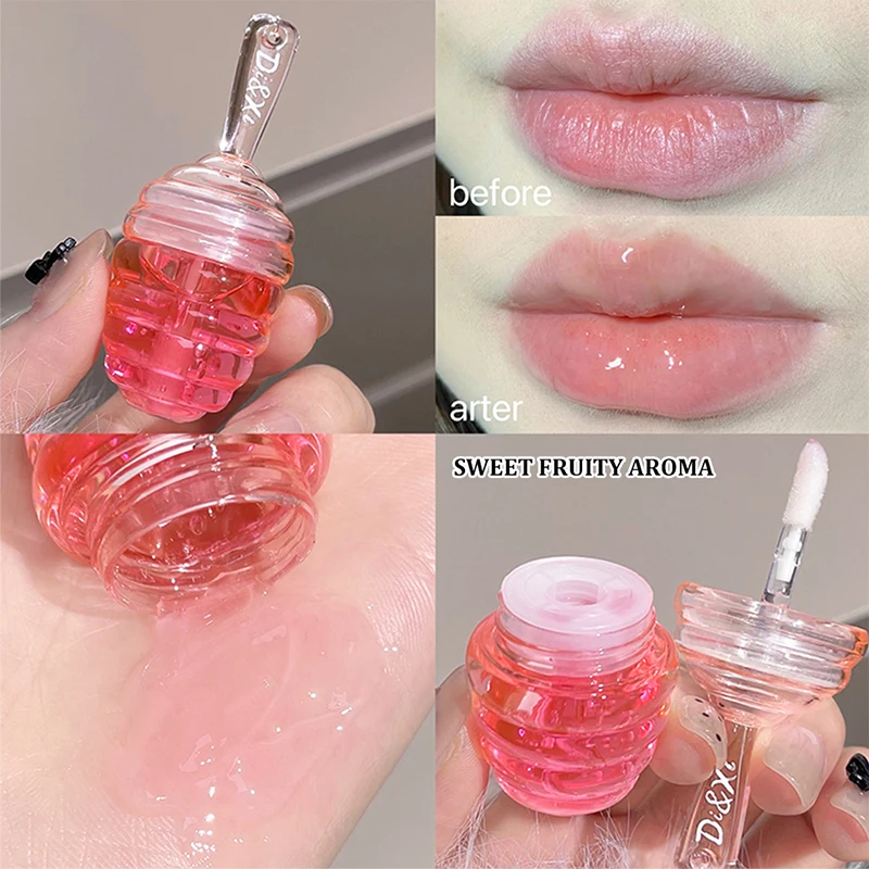 Honeypot lip oil set box Moisturizing hydrating layer mist lipstick all match lip moisturizing lip toot lip gloss parity 5