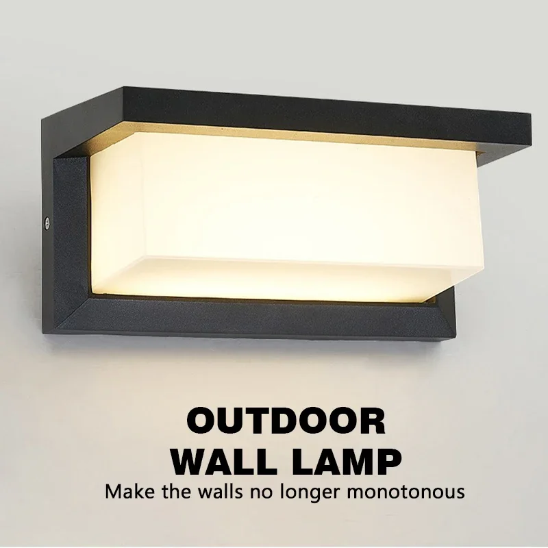 LED outdoor waterproof wall light 15W radar sensing indoor bedroom living room outdoor porch wall light garden decorative motion sensor light led light led wall lamp wall light
