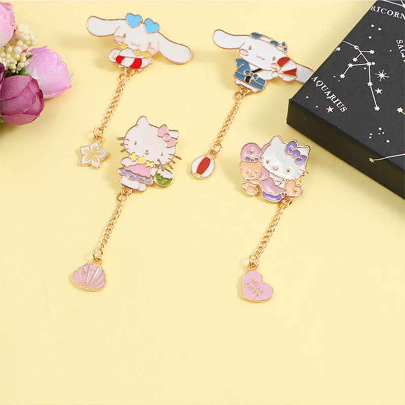 Kawaii Sanrio Cinnamoroll Brooch Metal Constellation Brooch Anime