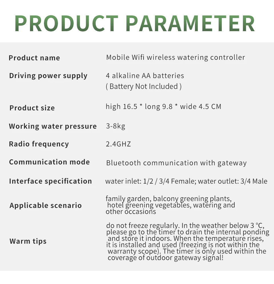 S19de07fcbbfa4e37b206da24e378fbd5a Tuya Smart Home WiFi Automatic Irrigation System Garden Watering Timer Drip Irrigation Faucet Valve Controller Bluetooth Gateway Mallzona
