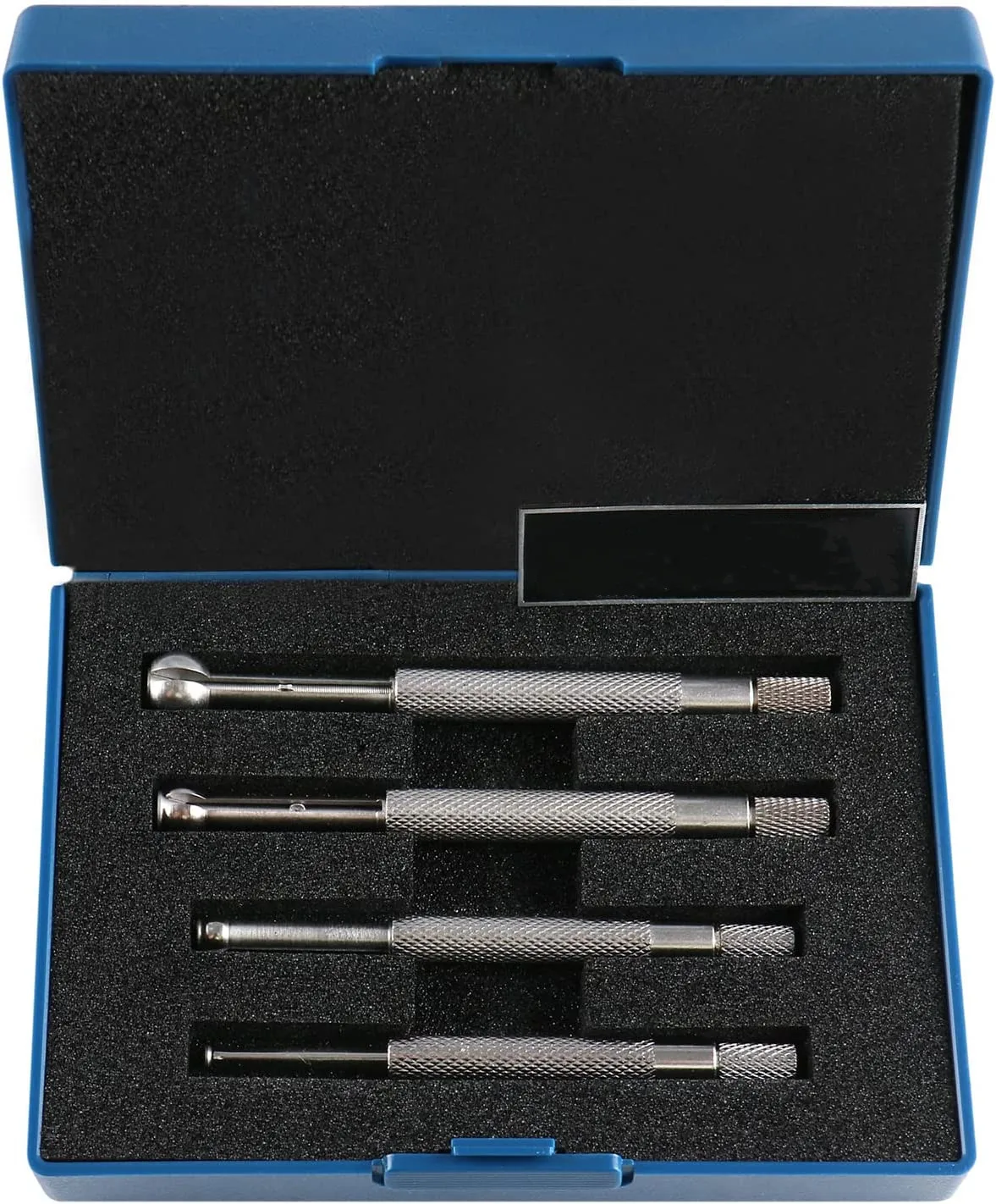 Industrial Tools 4 Pc Small Hole Gauge Set, Ball Type, inch/mm, 1/8 to