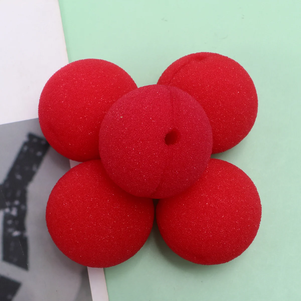 

Sponge Ball Clown Noses Red Clown Noses Circus Clown Noses Performance Costume Party Favor For Masquerade Cosplay Prop 5cm