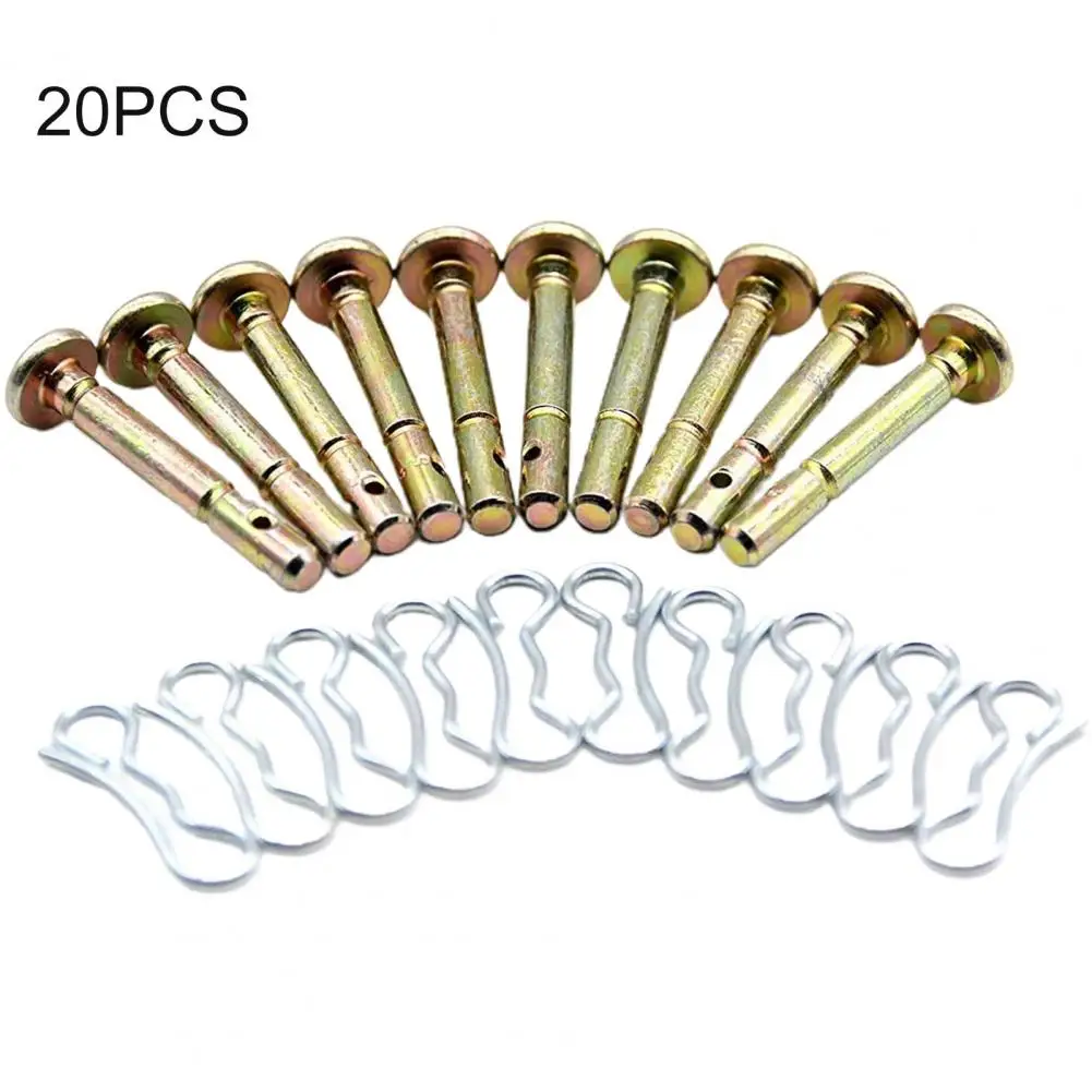 

20Pcs Shear Pin Kit High Density Anti-bending Metal Pins Kit Fits SnowBlowers Replaces for Snow Blower
