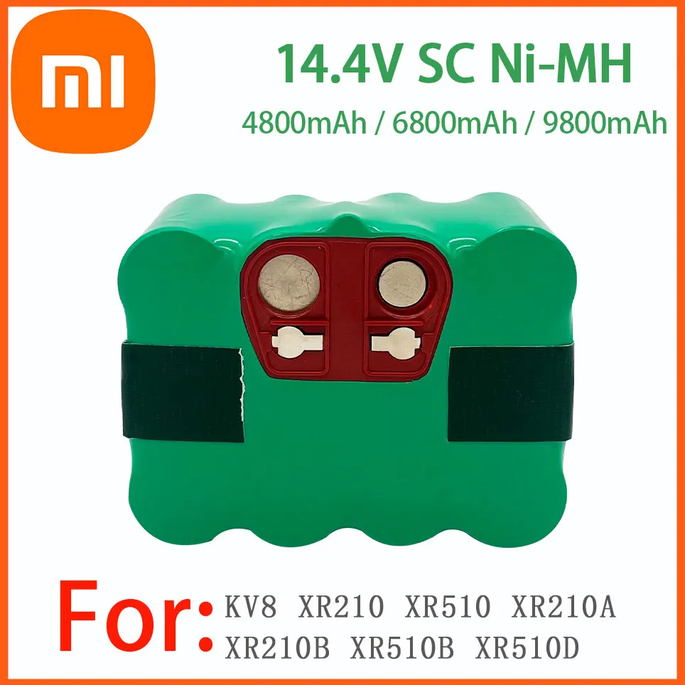 

14.4V Xiaomi 4800mAh SC NiMH rechargeable battery pack Vacuum cleaner Sweeping robot KV8 XR210 XR510 XR210A XR210B XR510B XR510D