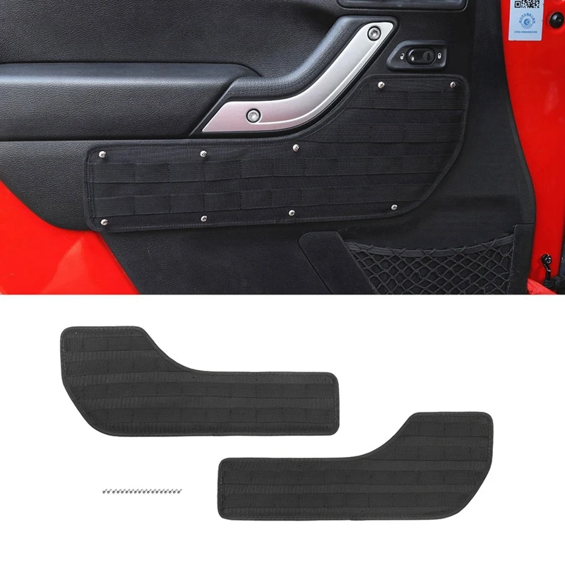 Au05 -Car Front Door Organizer Storage Hanging Board Panel Per Jeep Wrangler Jk 2011-2017 Accessori Interni