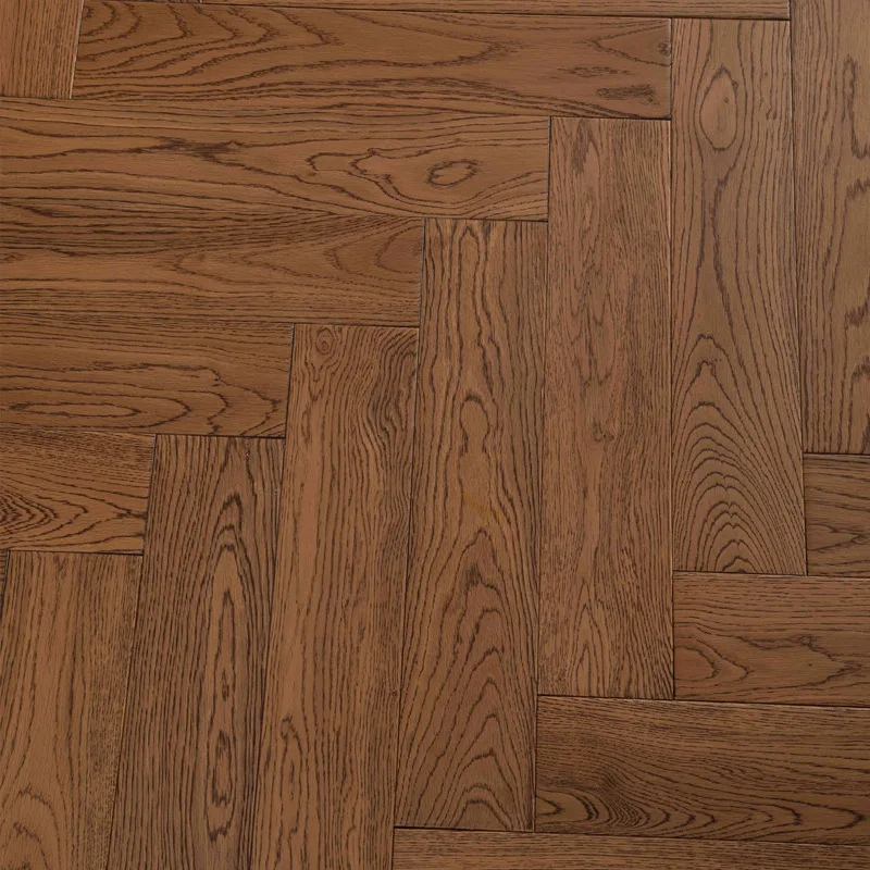 Pure solid wood herringbone floor floor heating lock Fan longan disc bean oak pure solid wood log herringbone floor 4