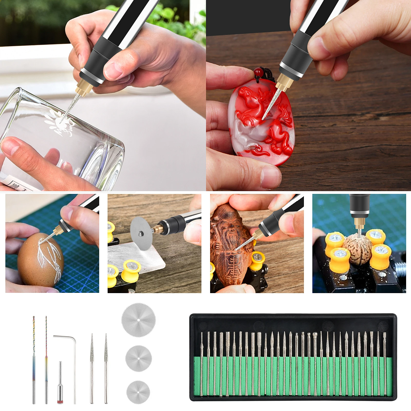 Mini Electric Engraver Etching Pen Cordless Rotary Tool for Engraving Machines Jewelry Glass Wood Ceramic Metal Plastic scribe pen engraving pen
