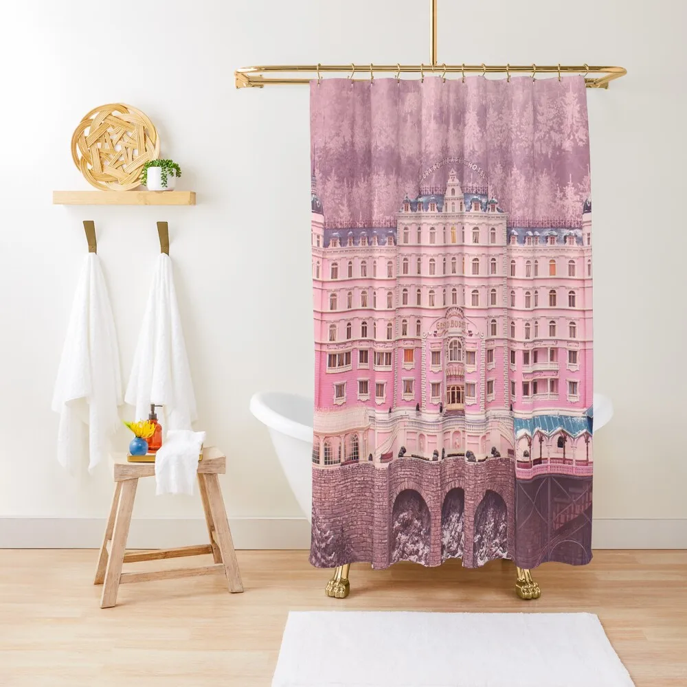 

the grand budapest hotel screencaps Shower Curtain Shower Waterproof Toilet Accessories Bathroom Bathroom Shower Set Curtain