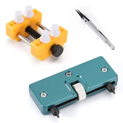 Enhanced Watch Back Case Opener and Repair Tool Set with Holder Accessories (Ball peen A - C)