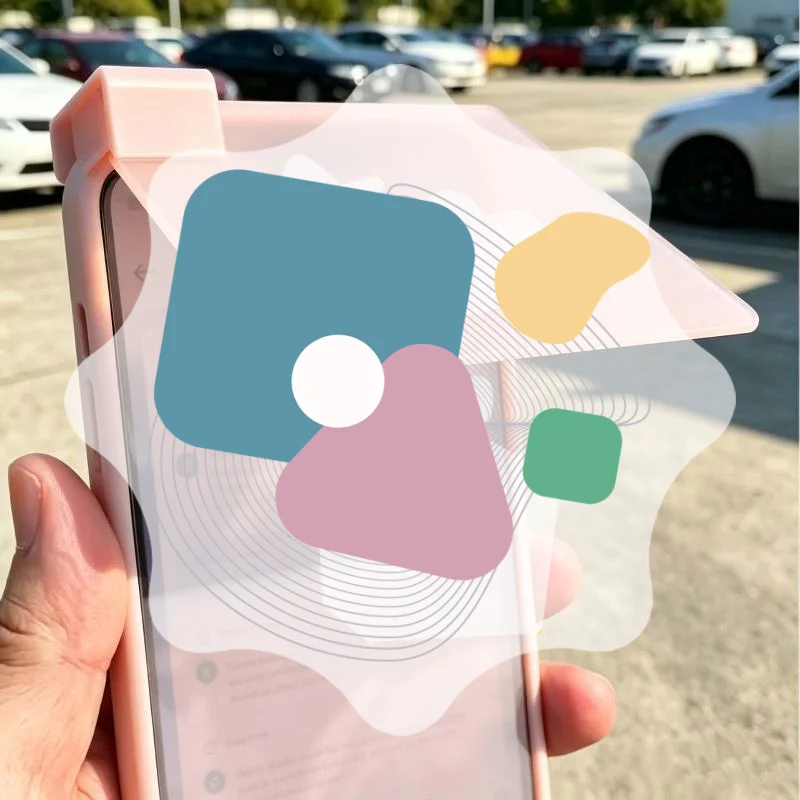 1Pcs Mobile Phone Accessories Enhances Screen Visibility In Strong Light Reduce Sunlight Reflection Mobile Phone Sunshade