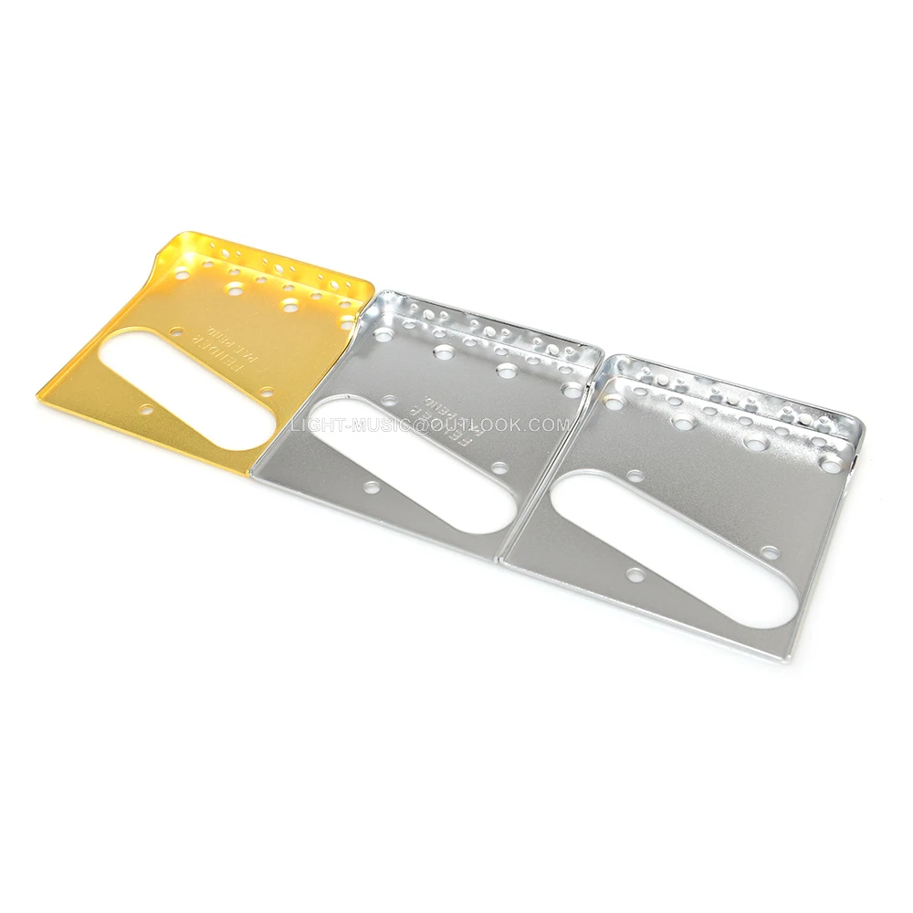 Guitar Bridge Plate Chrome Gold with logo Vintage For Tele Guitar