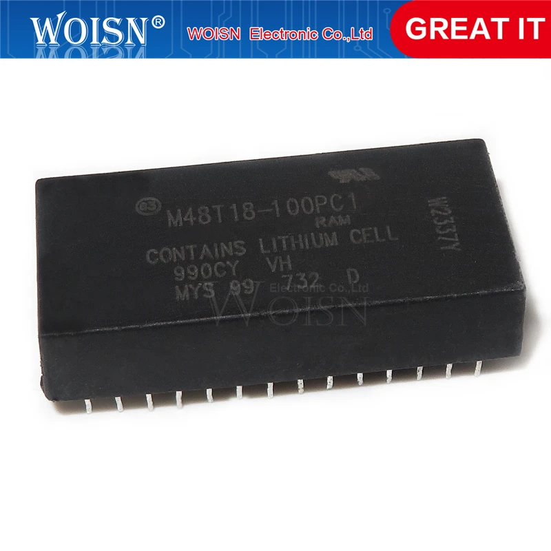 M48T18-100PC1 SRAM Timekeeper 8K X 8 CMOS DIP-28 – 1 Pezzo, Nuovo - 5