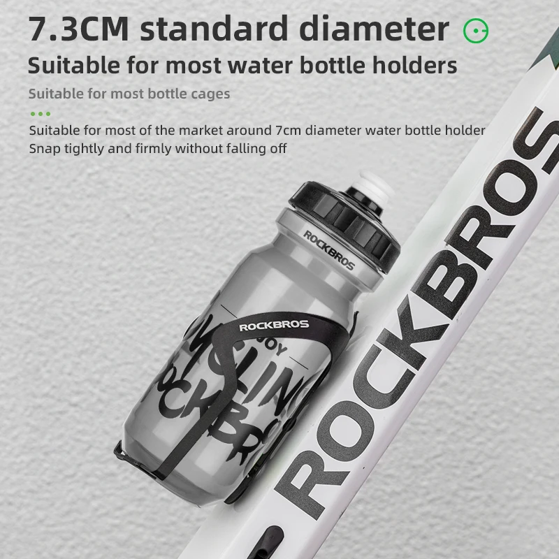 ROCKBROS Bicycle Bottle MTB Road Bike Water Bottle Outdoor Sports Plastic Portable Large Capacity Drink Cycling Water bicycle water bottle