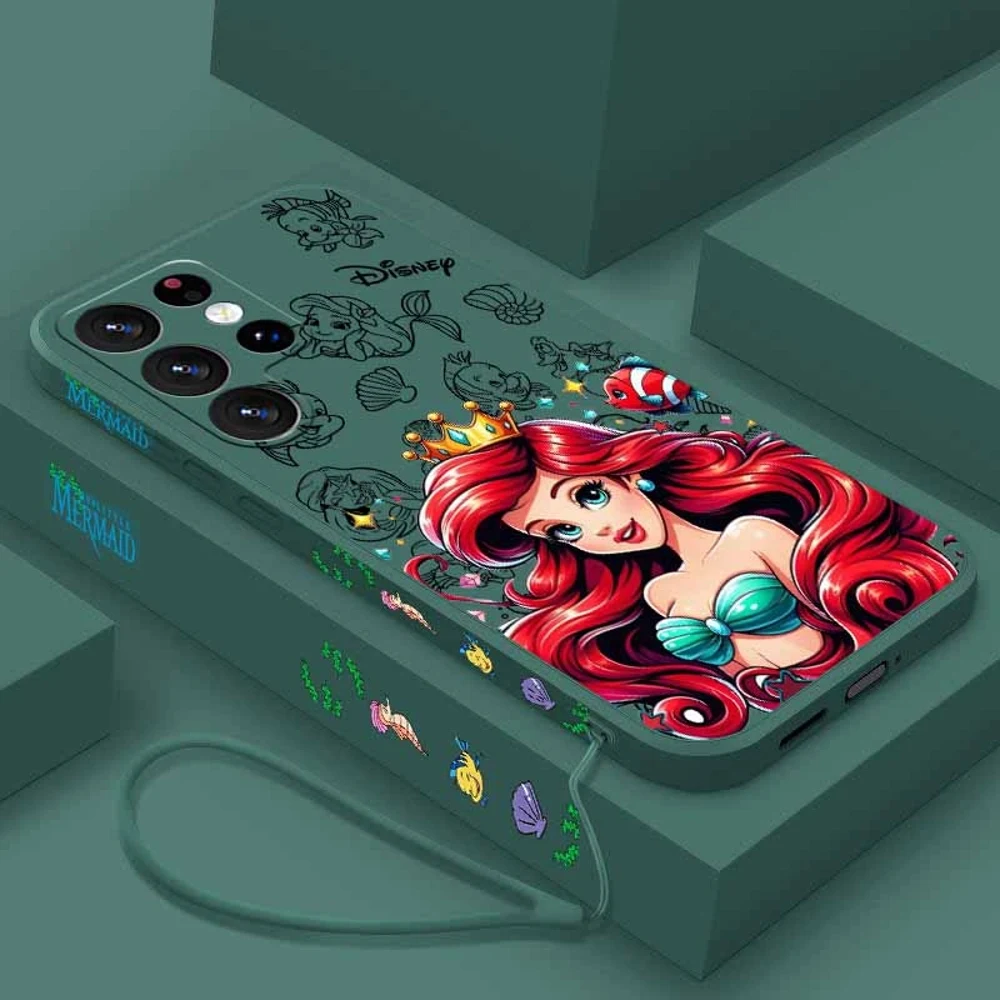 The Little Mermaid Liquid Left Rope Phone Case
