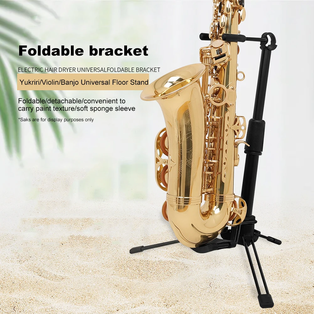 

Clarinet Stand Portable Height Adjustable Tripod Holder Ukulele Violin Stand for Electric Blowpipe Violin Ukulele