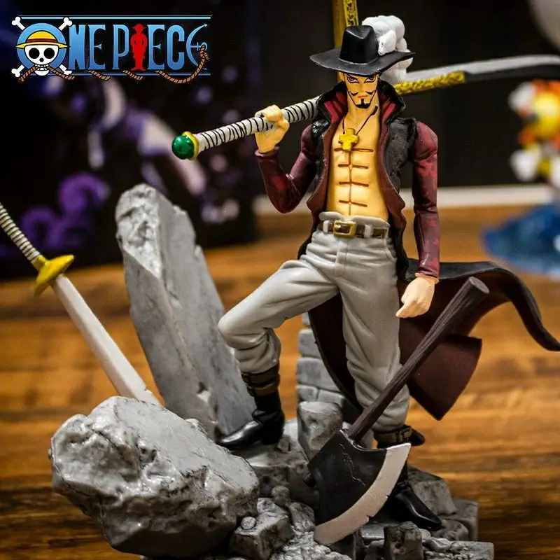 

15cm One Piece Eagle Eye Dracule Anime Figure Top War Pvc Action Figure Model Toys Ornaments Doll Children's Surprise Toy Gifts