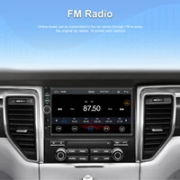 Podofo 7'' Carplay Android Auto Radio pour lecteur multimédia universel MP5 BT FM 2din Autoradio Head Unit SWC Systèmes intelligents de voiture Stéréo multimédia Mirrorlink Écran tactile HD Moniteur Radio MP5 pour voiture 4