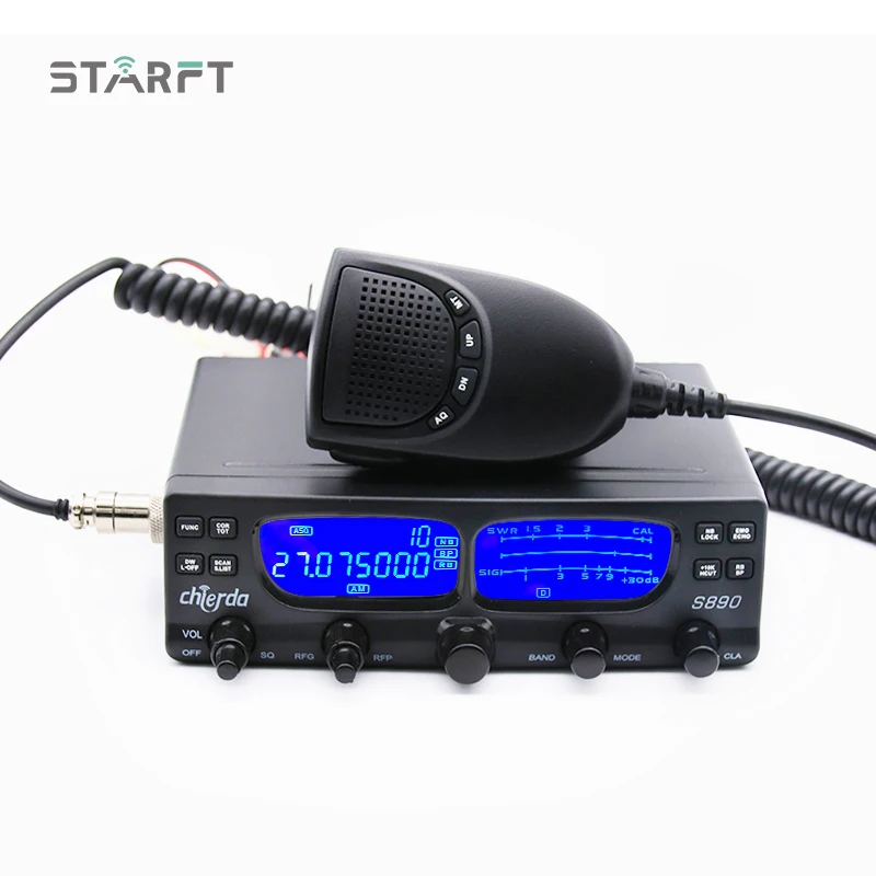 

Starft S890 CB AM FM SSB LSB PA 27mhz Transceiver Car Marine mobile Radio Vehicle Walkie Talkie