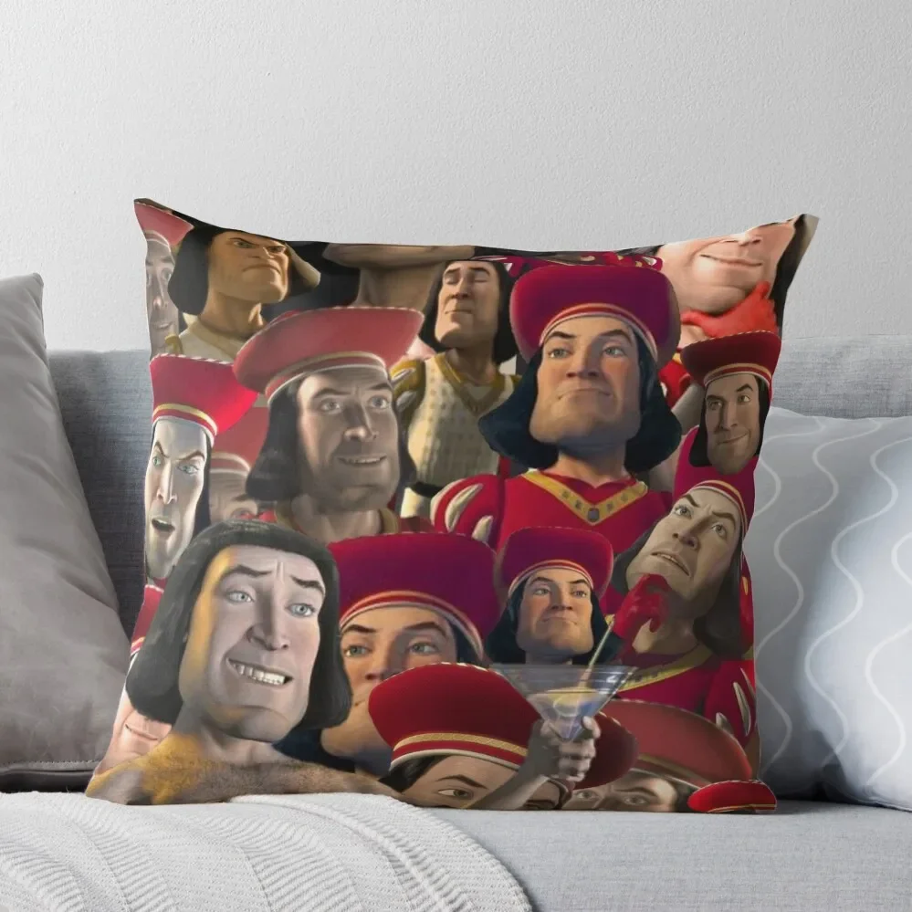 

Lord Farquaad Throw Pillow Decorative pillow case Sofa Cushions