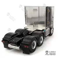 3 Speed 6x6 Metal Chassis For LESU 1/14 Radio Control Tractor Cars Tamiyay 3363 1851 Tractor Truck W/ Heavy Duty Toolbox Th16375 2
