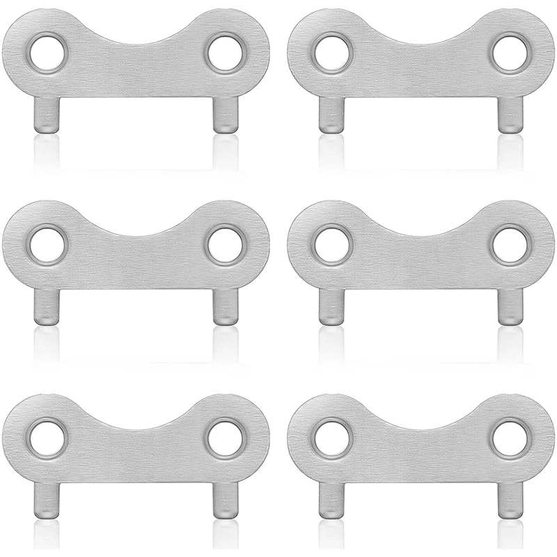 

6 Pcs Marine Boat Deck Fill Plate Key Deck Fill Plate Key 316 Stainless Steel Boat Deck Fill Plate Key For Most Boat