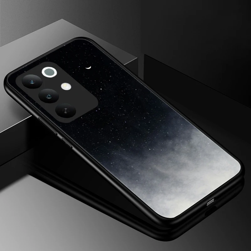 Luxury Hard Tempered Glass Back Bumper Case Cover