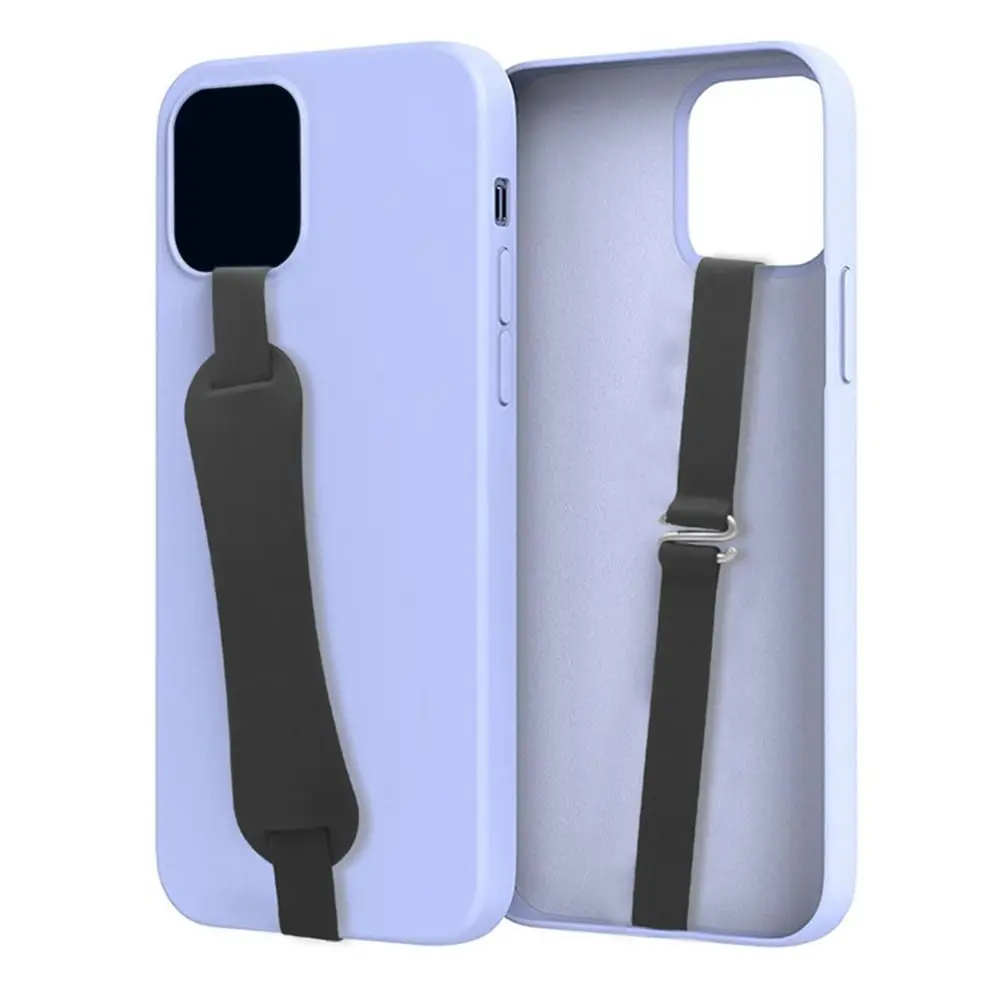 Universal Silicone Phone Strap Wristband with Finger Ring Holder