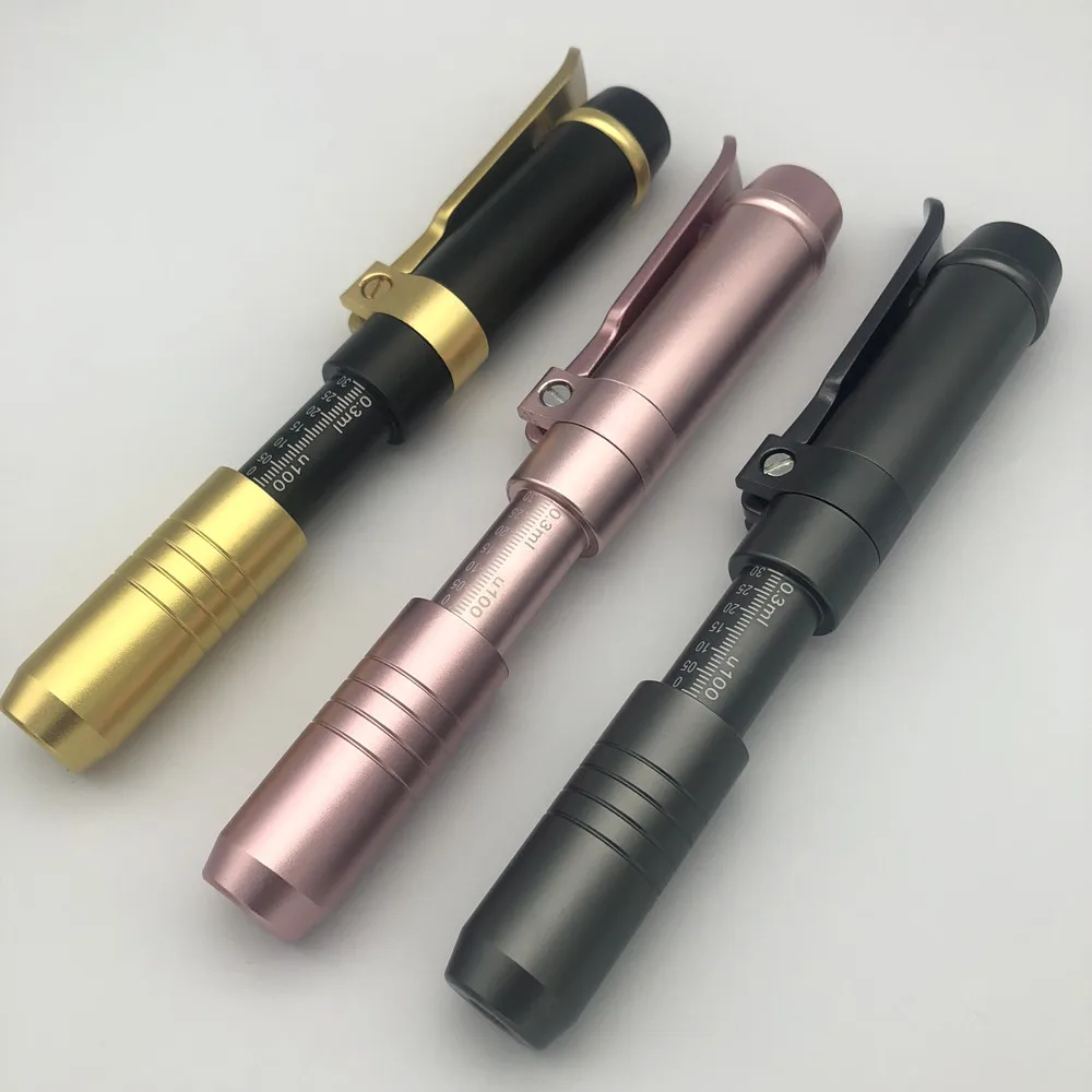 NEW High Pressure0.3/ 0.5ML Hyaluron Pen High density metal For Anti Wrinkle Lifting Lip hyaluron gun atomizer Lip injection pen