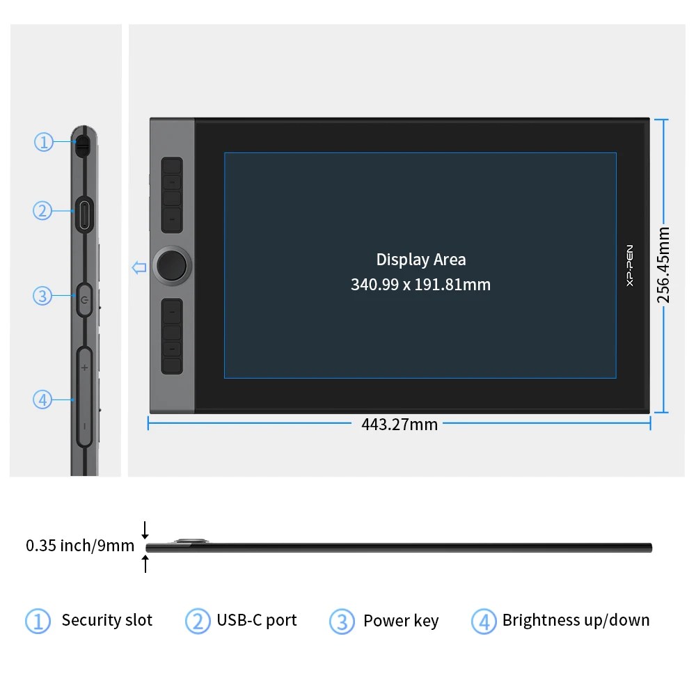 Xp-pen Innovator 16 15.6 Inch Graphics Tablet Pen Display