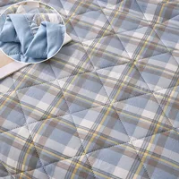 Summer Thin Comforter Soft Air-Conditioned Four Season Comforter Machine Washable Single Double Blanket Ultrasonic Quilted Quilt 4