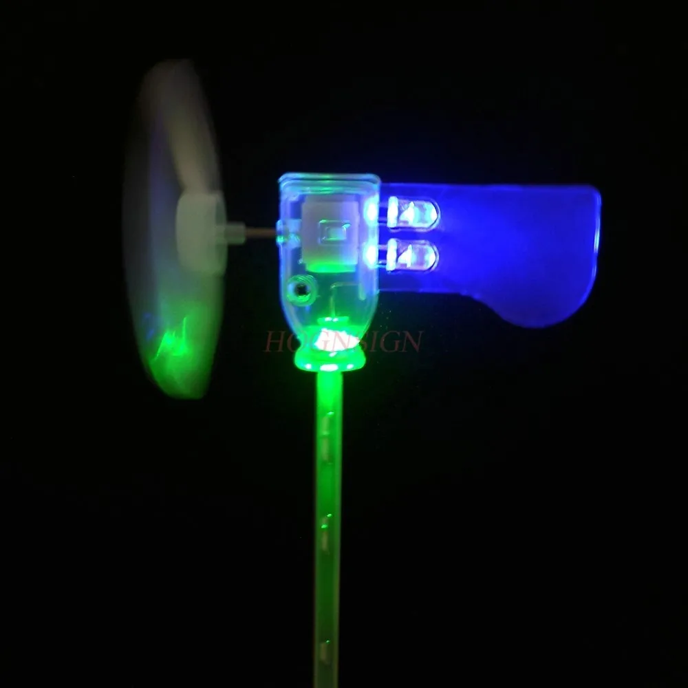 เครื่องกำเนิดไฟฟ้ากังหันลมแนวตั้งขนาดเล็กแบบนำเครื่องมือการสอนกังหันลมแบบตัวอย่าง 1