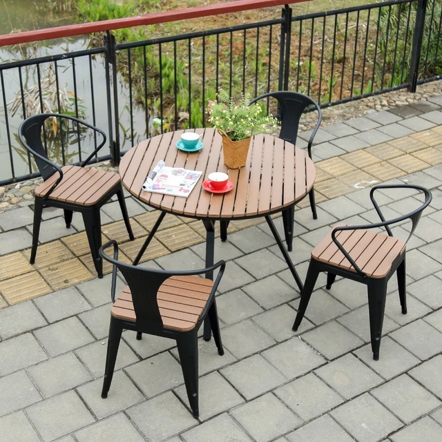 Tables Et Chaises D'extérieur, Combinaison De Tables Et Chaises  D'extérieur, Café, Le Balcon, Loisirs, Table À Manger, En Plastique, De  Jardin, Chaise - Chaises De Jardin - AliExpress