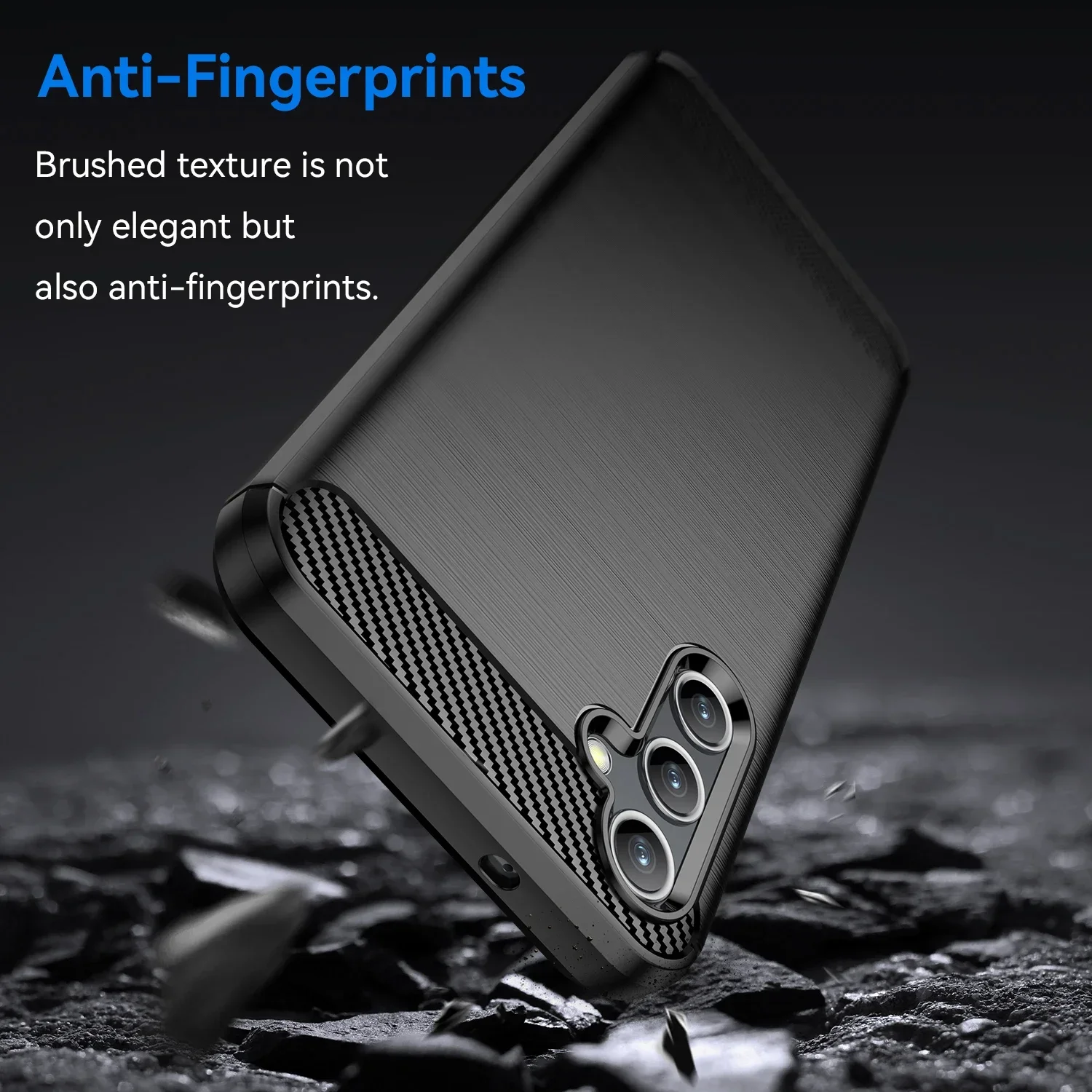 حافظة من ألياف الكربون لهاتف سامسونج جالاكسي A16 A...