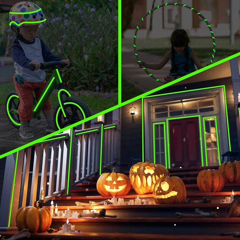 Luminous tape warning stickers luminous sticker tape 3M glow in the dark tape Luminescent emergency luminous photoluminescent stickers For safety egress marker stair steps exit sign