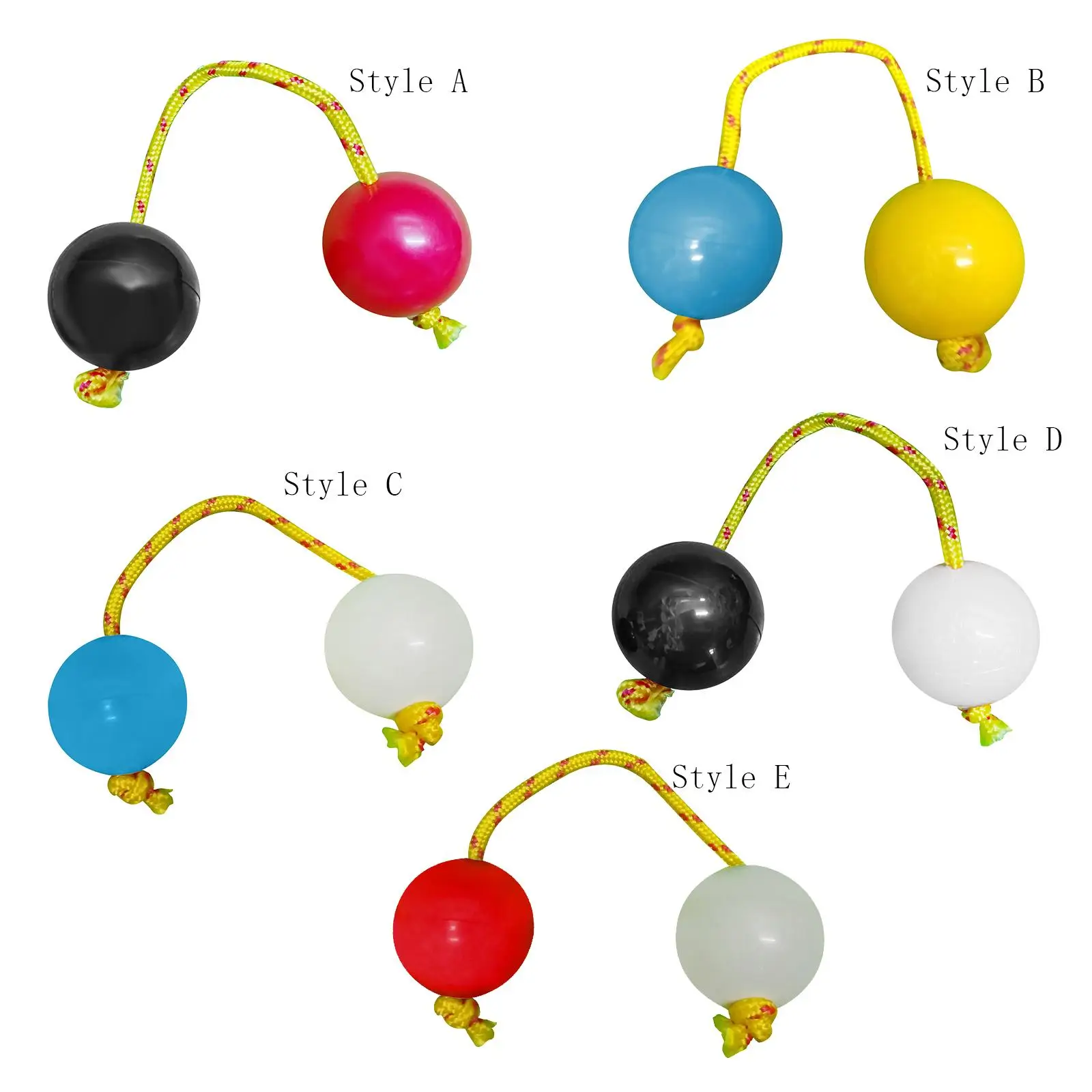 1Pair Musical Fingertip Ball Drum Ball Maracas Percussion ABS Birthday Gifts