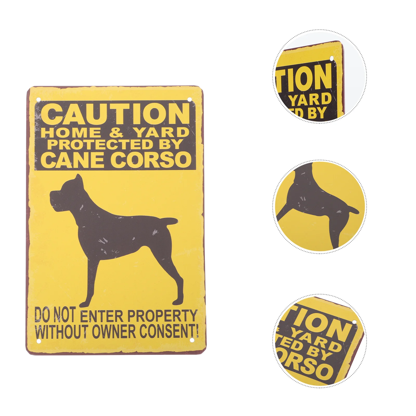 

Iron Warning Signs Garden Warning Signs Outdoor Dog Signs Forest Park Warning Sign Fence Dog Sign Lawn Dog Sign